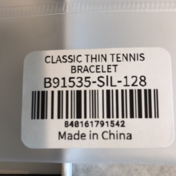 Classic Thin Tennis bracelet by Adina Eden - Picture 9 of 9